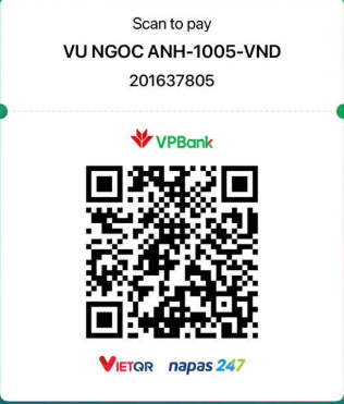 QR chuyển khoản quỹ lớp